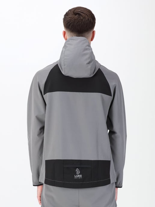 Luke 1977 Men's Brecon Performance Zip Through Jacket in Grey - Image 4