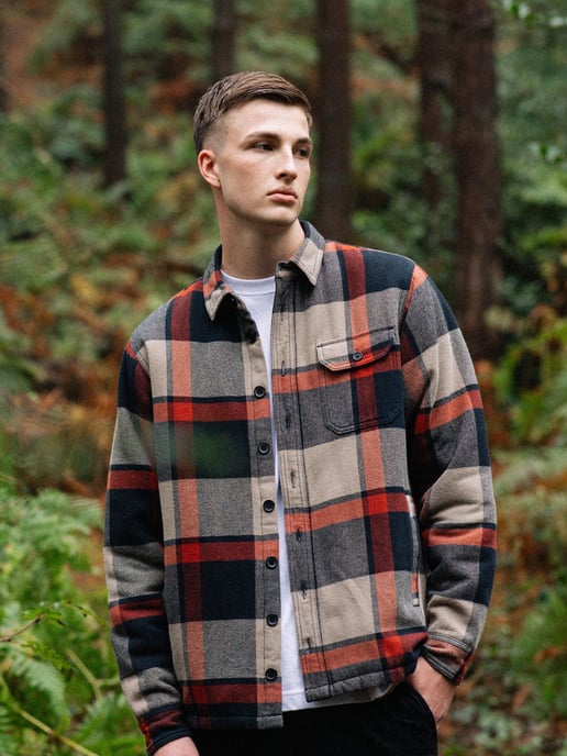 Luke 1977 Men's Bala 4000 Quilted Shacket in Red - Image 3
