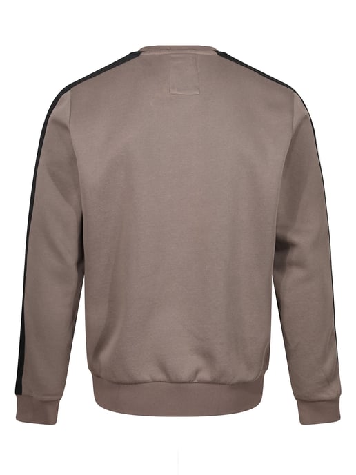 Luke 1977 Men's Massachusetts Tape Detail Sweatshirt in Brown - Image 6