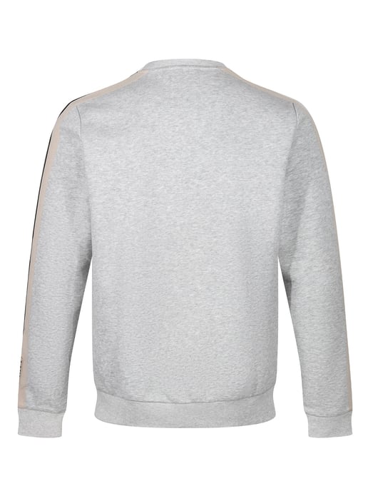 Luke 1977 Men's Massachusetts Tape Detail Sweatshirt in Grey - Image 5