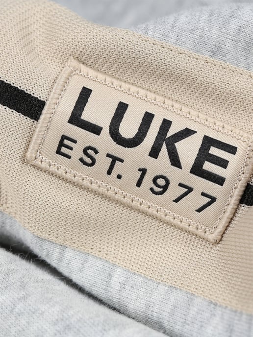 Luke 1977 Men's Massachusetts Tape Detail Sweatshirt in Grey - Image 6