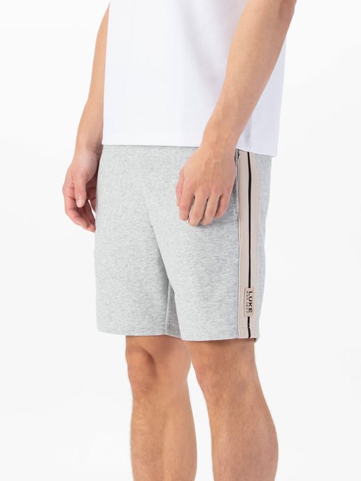 Luke 1977 Men's Kings Vintage Trim Sweat Shorts in Grey - Image 1