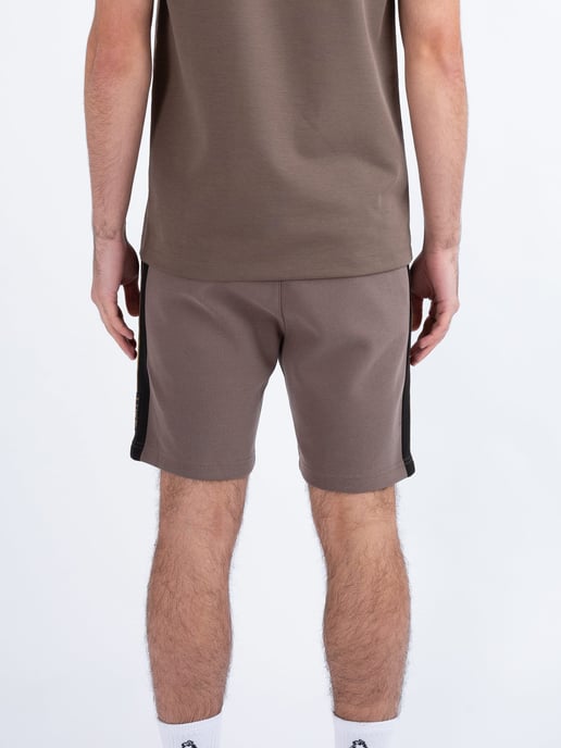 Luke 1977 Men's Kings Vintage Trim Sweat Shorts in Brown - Image 4