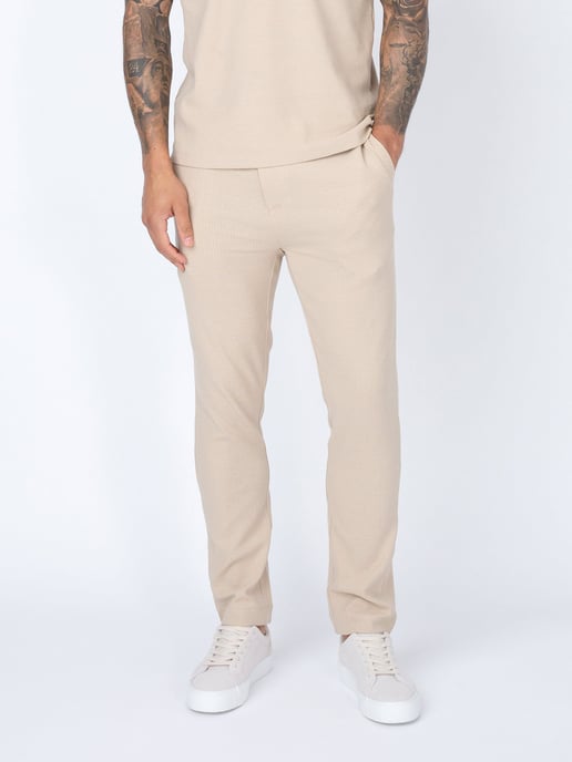 Luke 1977 Men's Mayon Textured Trousers in Brown - Image 3