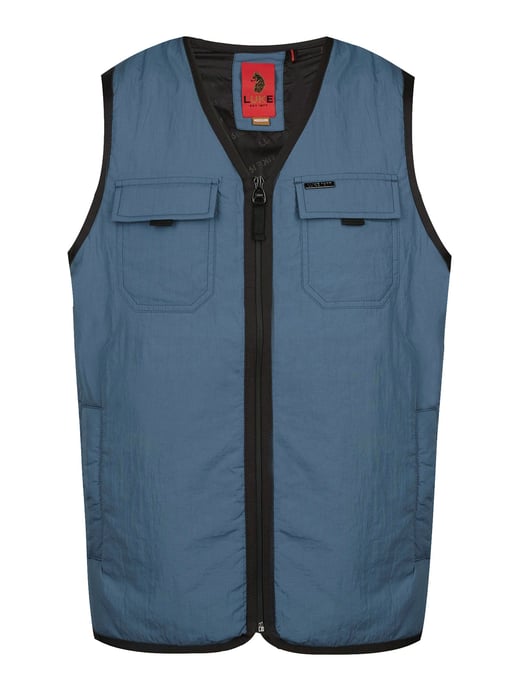 Luke 1977 Men's Austin Tx Gilet in Grey - Image 2