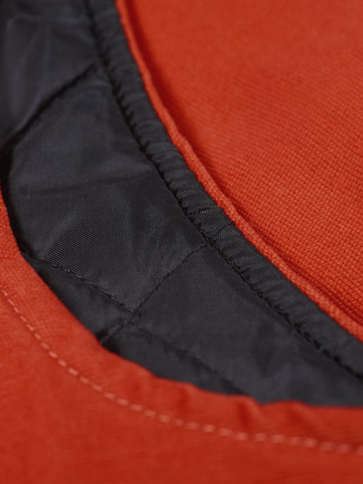 Luke 1977 Men's Vyrnwy Quilted Gilet in Orange - Image 6