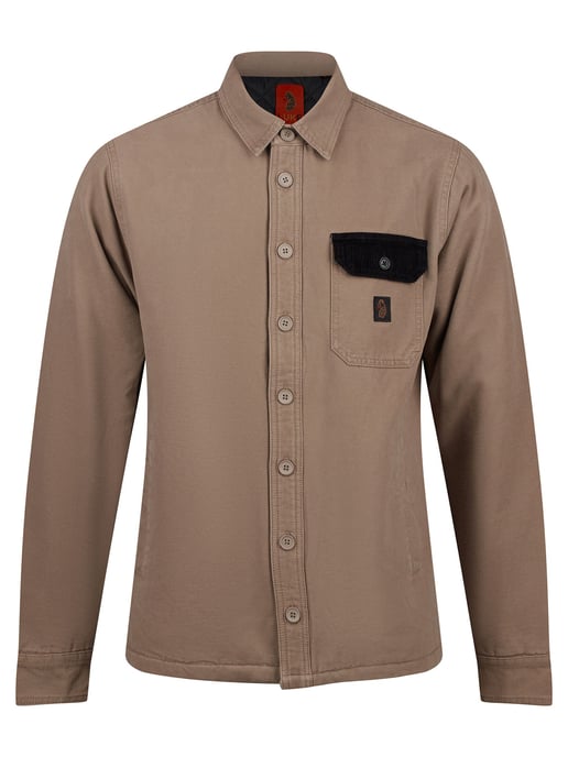 Luke 1977 Men's Bala 1000 Button Shacket in Brown - Image 2