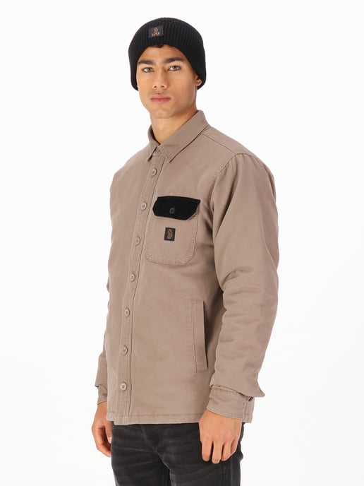 Luke 1977 Men's Bala 1000 Button Shacket in Brown - Image 4