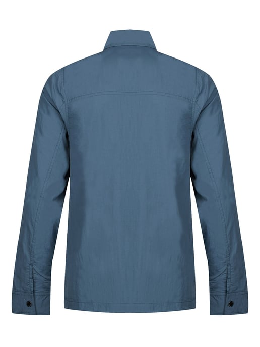 Luke 1977 Men's Seattle Crinkled Nylon Shacket in Grey - Image 5