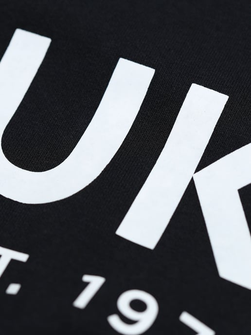 Luke 1977 Men's Grand Soft Cotton Relaxed Fit Overhead Hoodie in Black - Image 6