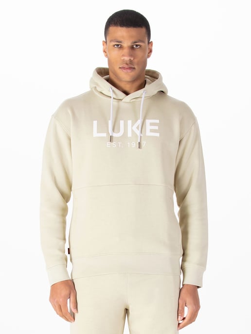 Luke 1977 Men's Grand Relaxed Fit Hoodie in Green - Image 1