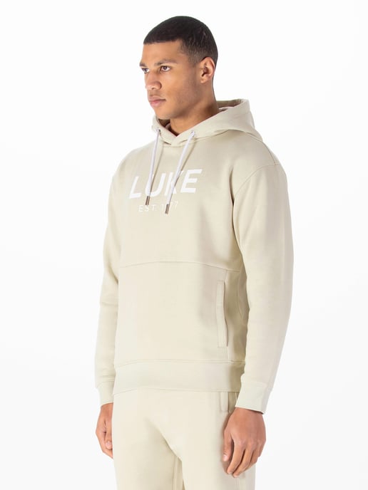 Luke 1977 Men's Grand Relaxed Fit Hoodie in Green - Image 3