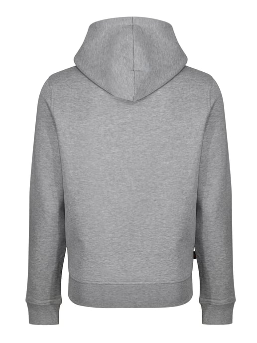 Luke 1977 Men's Grand Soft Cotton Relaxed Fit Overhead Hoodie in Grey - Image 5