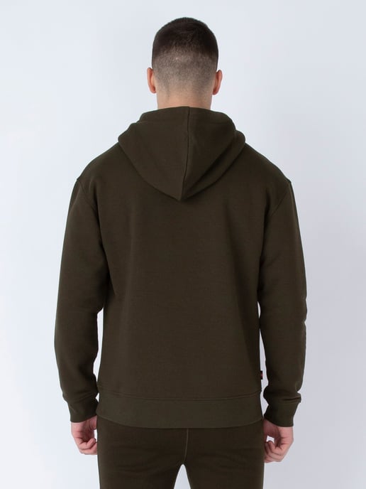 Luke 1977 Men's Grand Soft Cotton Relaxed Fit Overhead Hoodie in Green - Image 4