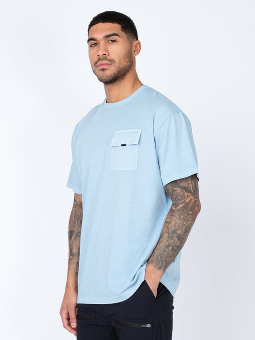 Luke 1977 Men's New Plonda Relaxed Fit T-Shirt in Blue - Image 3