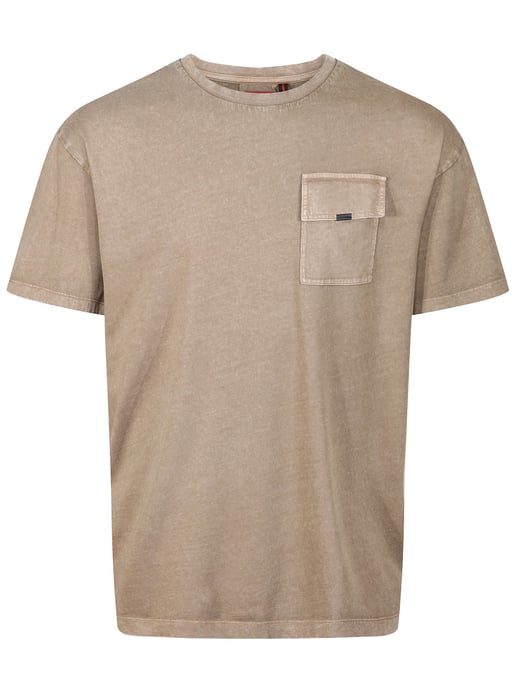 Luke 1977 Men's New Plonda Relaxed Fit T-Shirt in Brown - Image 2