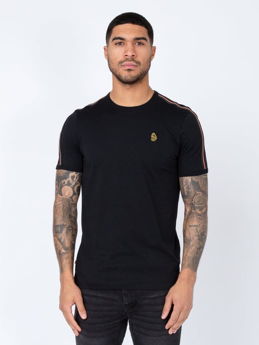 Luke 1977 Men's Super Tram 2 Tape T-Shirt in Black - Image 3