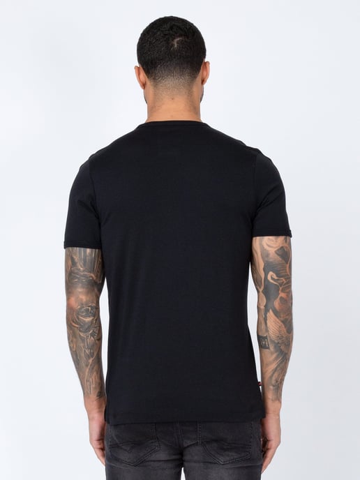 Luke 1977 Men's Super Tram 2 Tape T-Shirt in Black - Image 4