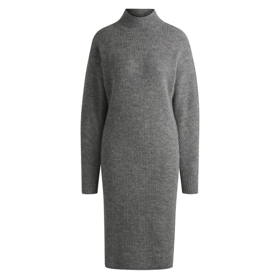 Women's Boss C_Fagdassy Long Sleeve Relaxed-Fit Dress in Silver - Image 4