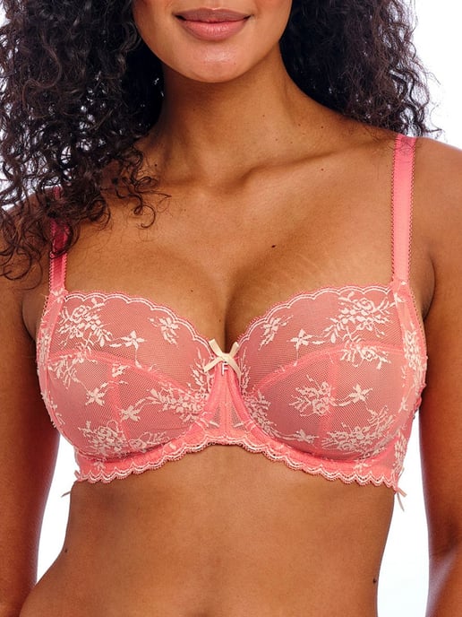Offbeat Decadence Side Support Bra - Vintage Rose - Image 1