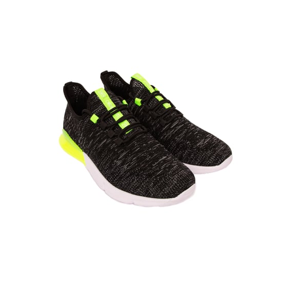 Crosshatch Heren Smitlay MVE Trainers (Zwart/Groen) - Image 1