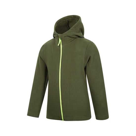 Mountain Warehouse Kinder/Kids Camber Full Zip Hoodie (Kaki Groen) - Image 4