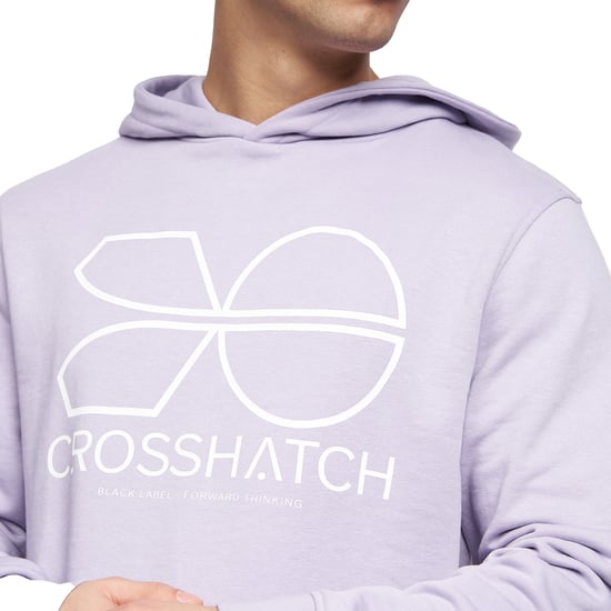 Crosshatch Heren Zieman Hoodie (Lichtpaars) - Image 4