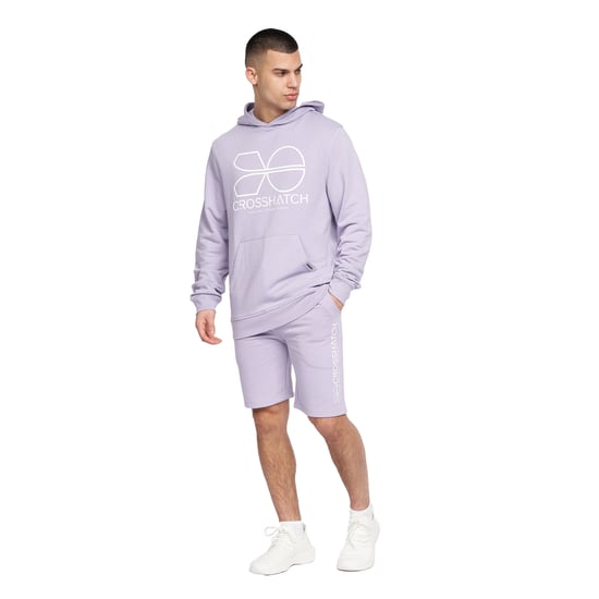 Crosshatch Heren Zieman Hoodie (Lichtpaars) - Image 5
