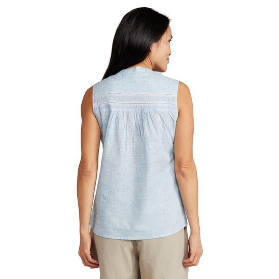 Mountain Warehouse Womens/Ladies Petra Printed Sleeveless Shirt (White) - Image 2