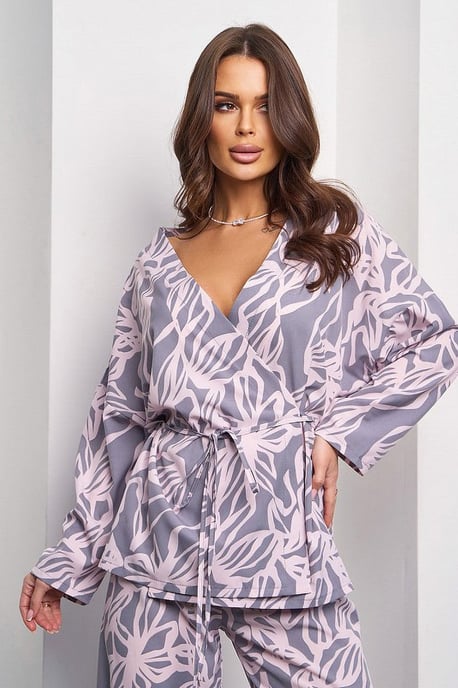 Day Women's Set (Blouse & Pants) in Grey - Image 4
