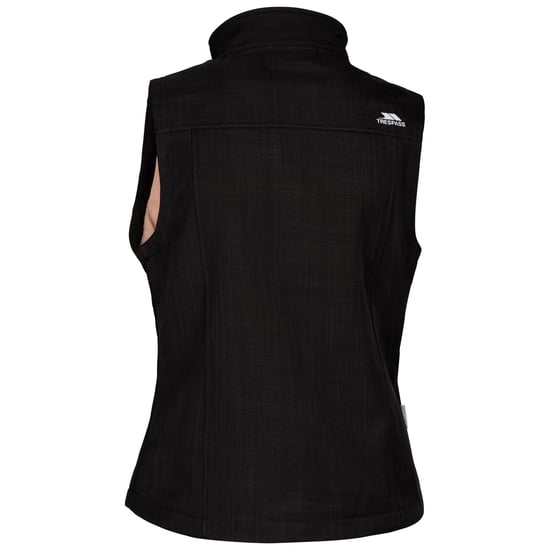 Trespass Dames/Dames Mereb TP50 Softshell Lichtgewicht Gilet (Zwarte mergel) - Image 2