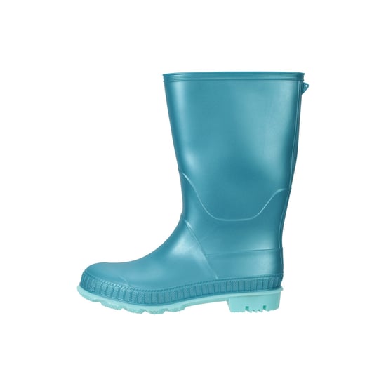 Mountain Warehouse Kinder/Kinder effen Wellington Laarzen (Teal) - Image 3