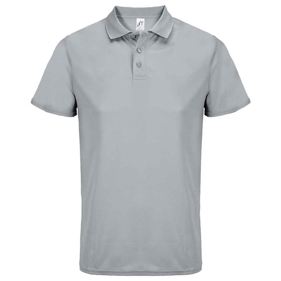 SOLS Unisex Adult Pitcher Recycled Polyester Polo Shirt (Pure Grey) - Image 1