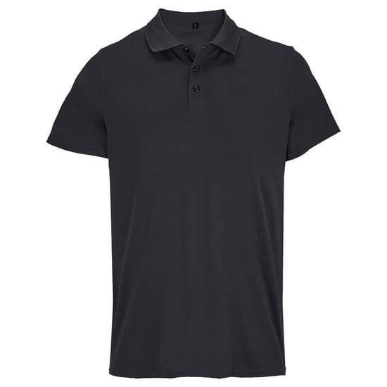 SOLS Unisex Adult Pitcher Recycled Polyester Polo Shirt (Black) - Image 1