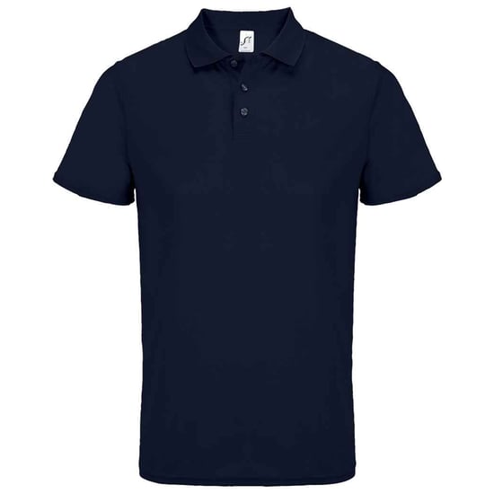 SOLS Unisex Adult Pitcher Recycled Polyester Polo Shirt (French Navy) - Image 1