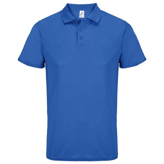 SOLS Unisex Adult Pitcher Recycled Polyester Polo Shirt (Royal Blue) - Image 1