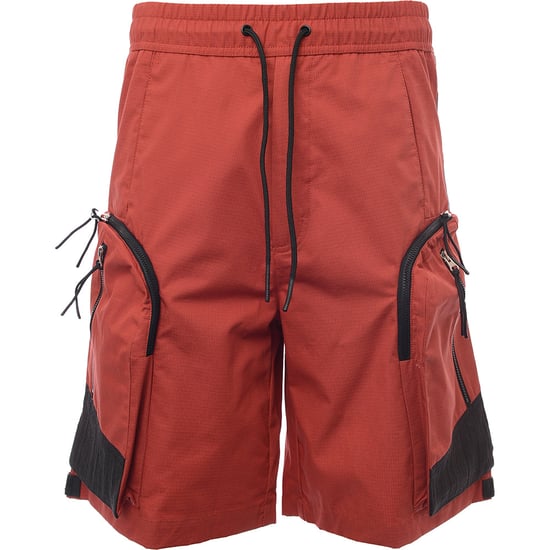 A-Cold-Wall Mens Grid Riostop Overset Tech Short In Rust - Image 1