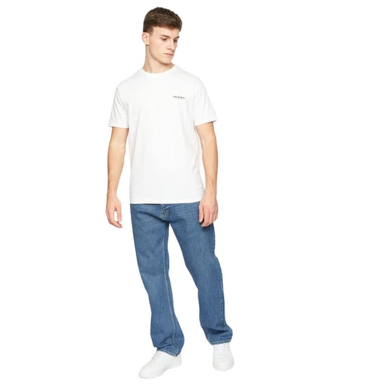 Crosshatch Heren Tillman Stone Wash Baggy Jeans (Steen) - Image 3