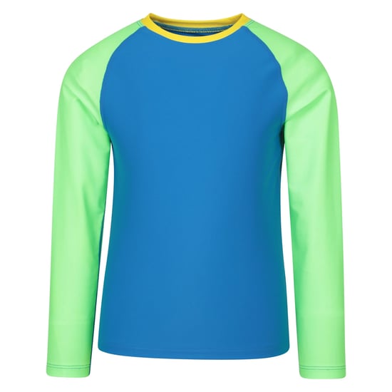 Mountain Warehouse Rash Top met lange mouwen voor kinderen/Kinderen (Kobalt) - Image 1