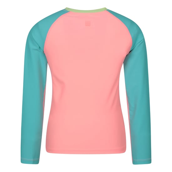 Mountain Warehouse Rash Top met lange mouwen voor kinderen/Kinderen (Turquoise) - Image 2