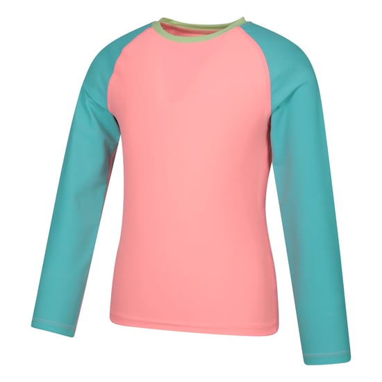 Mountain Warehouse Rash Top met lange mouwen voor kinderen/Kinderen (Turquoise) - Image 4