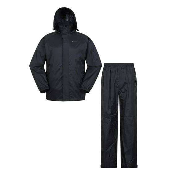 Mountain Warehouse Mens Pakka Jacket and Trousers Set (Black) - Image 1