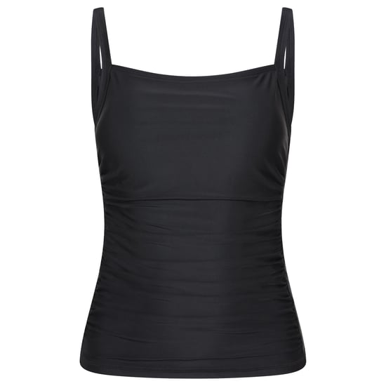 Mountain Warehouse Dames Effen Buik Controletankini Top (Zwart) - Image 1
