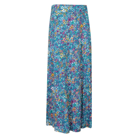 Mountain Warehouse Womens/Ladies Shore Floral Jersey Maxi Skirt (Dark Teal) - Image 2