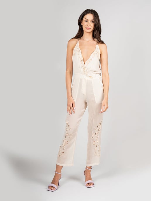 Patrizia Pepe Jumpsuit Woman's Off-White - Image 2