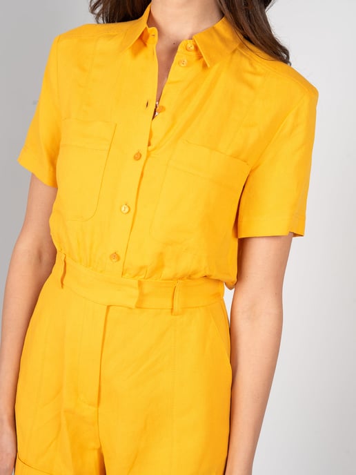 Patrizia Pepe Jumpsuit Woman's Orange - Image 4