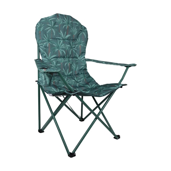 Mountain Warehouse Deluxe King Patterned Camping Chair (Green) - Image 2