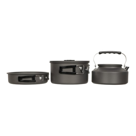 Mountain Warehouse Camping Kookgerei Set (Houtskool) - Image 1