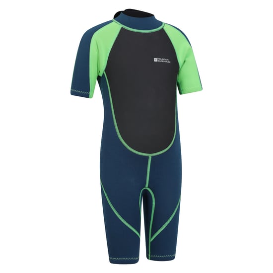 Mountain Warehouse Wetsuit met contrasterende panelen voor kinderen (Groen) - Image 4