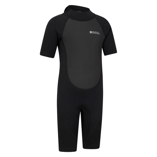 Mountain Warehouse Wetsuit met contrasterende panelen voor kinderen (Zwart) - Image 4